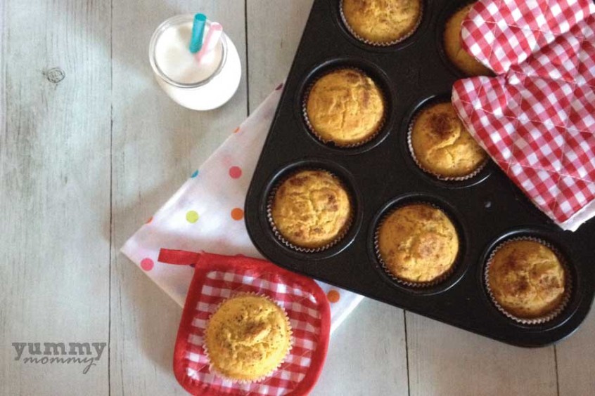 Muffins μπανάνας (χωρίς ζάχαρη)