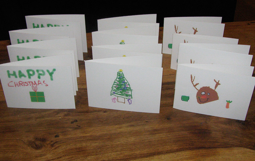 Φτιάχνουμε χειροποίητες Χριστουγεννιάτικες καρτούλες!
